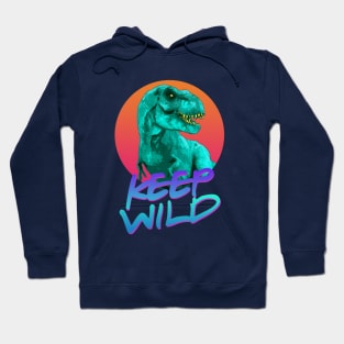 Keep Wild Dino Wave Hoodie